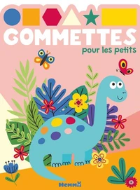 Gommettes pour les petits Dinosaure bleu