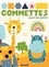 Gommettes pour les petits (Girafe-hippo)