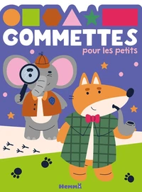 Gommettes pour les petits - Renard et éléphant détectives