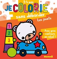 Je colorie sans déborder les jouets