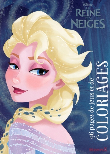  Hemma - La reine des neiges - 96 pages de jeux et de coloriages.