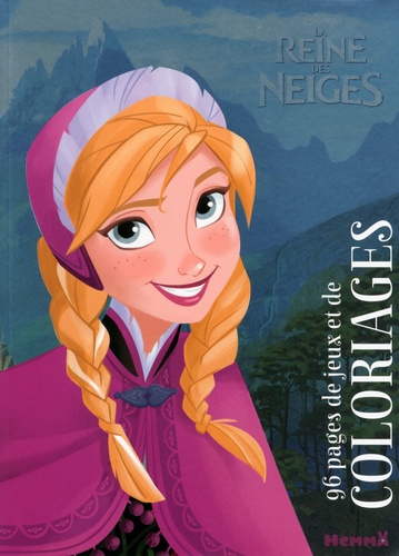  Hemma - La reine des neiges - 96 pages de jeux et de coloriages.
