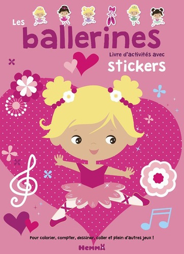  Hemma - Les ballerines - Livre d'activités avec stickers.