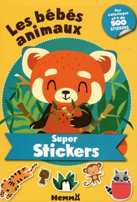  Hemma - Les bébés animaux - Des coloriages et plus de 500 stickers.