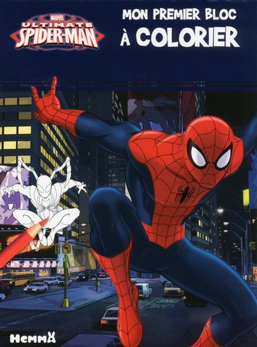  Hemma - Marvel ultimate Spider-Man - Mon premier bloc à colorier.