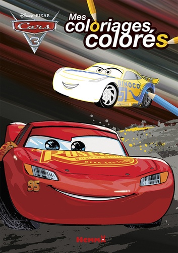  Hemma - Mes coloriages colorés Cars 3.