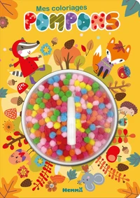 Mes coloriages pompons Automne