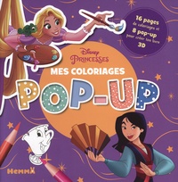  Hemma - Mes coloriages pop-up Disney Princesses.