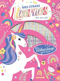 Mes strass licornes Arc-en-ciel