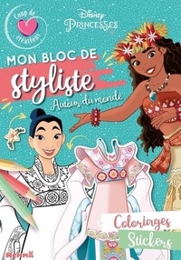  Hemma - Mon bloc de styliste Disney Princesses - Autour du monde.