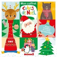  Hemma - Mon coffret Cubes de Noël - Avec 9 cubes et 1 livre de coloriage.
