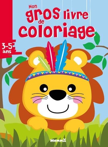 Mon gros livre de coloriage Lion