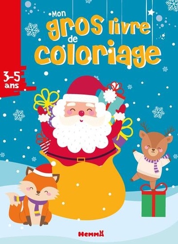  Hemma - Mon gros livre de coloriage Père Noël.