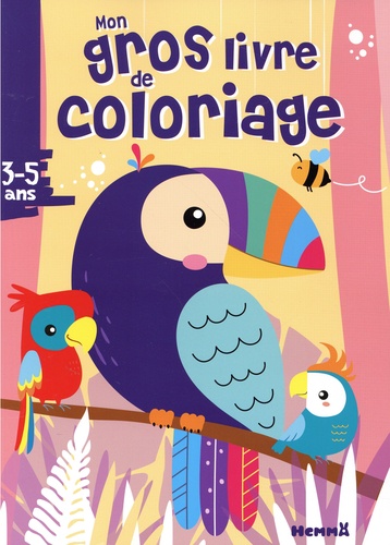 Mon gros livre de coloriage (Perroquets)