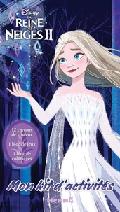 Mon kit d'activités La Reine des Neiges 2 (Elsa robe blanche)