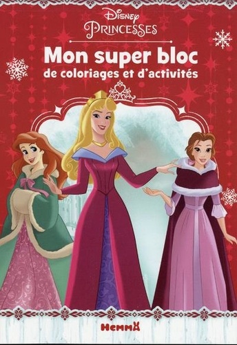  Hemma - Mon super bloc de coloriages et d'activités Disney Princesses.