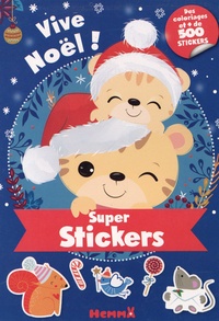  Hemma - Vive Noël ! - Des coloriages et + de 500 stickers.