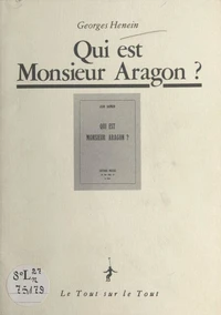 Jean Damien : Qui est Monsieur Aragon ?