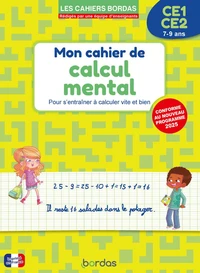 Mon cahier de calcul mental CE1-CE2