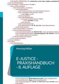 Henning Müller - e-Justice - Praxishandbuch - 8. Auflage.