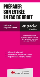 Préparer son entrée en fac de droit