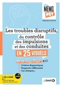 Mon mémo psy - Les troubles disruptifs, du contrôle des impulsions et des conduites en 25 visuels