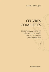 Oeuvres complètes