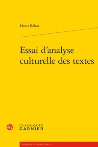 Henri Béhar - Essai d'analyse culturelle des textes.