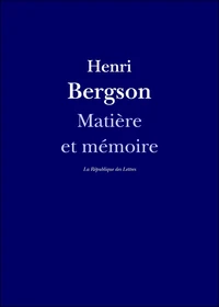 Matière et mémoire
