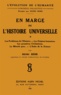Henri Berr et Henri Berr - En marge de l'histoire universelle - tome 1.