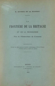 La frontière de la Bretagne et de la Normandie près de l'embouchure du Couesnon