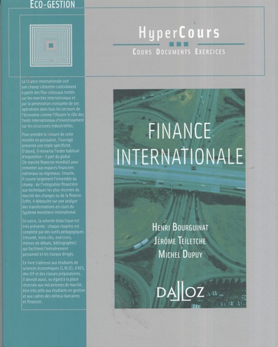 Henri Bourguinat et Jérôme Teïletche - Finance internationale.