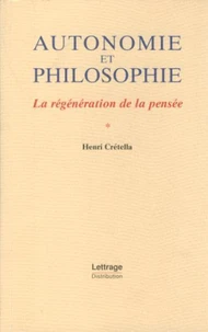 Autonomie et philosophie