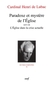Paradoxe et Mystère de l'Eglise