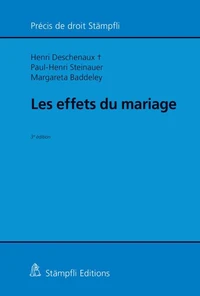 Les effets du mariage