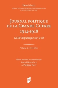 Henri Galli - Journal politique de la Grande Guerre 1914-1918 - La IIIe République sur le vif, 2 volumes.