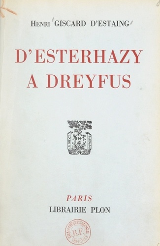 D'Esterhazy à Dreyfus