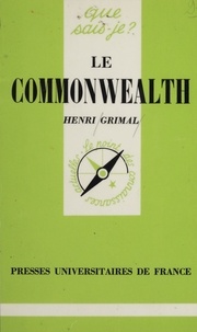 Henri Grimal - Le Commonwealth.