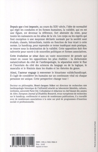 Au-delà de l'opposition valide et handicapé