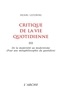 Henri Lefebvre - Critique de la vie quotidienne - Tome 3, De la modernité au modernisme, Pour une métaphilosophie du quotidien.