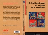 Henri Leroux - De la phénoménologie à la sociologie de la connaissance.