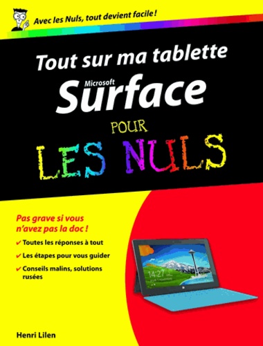 Henri Lilen - Tout sur ma tablette Microsoft Surface pour les nuls.