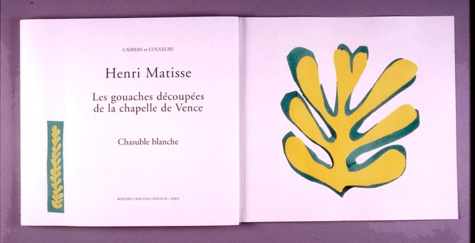 Henri Matisse - Les gouaches découpées de la Chapelle de Vence  : Chasuble blanche.