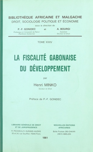 La fiscalité gabonaise du développement