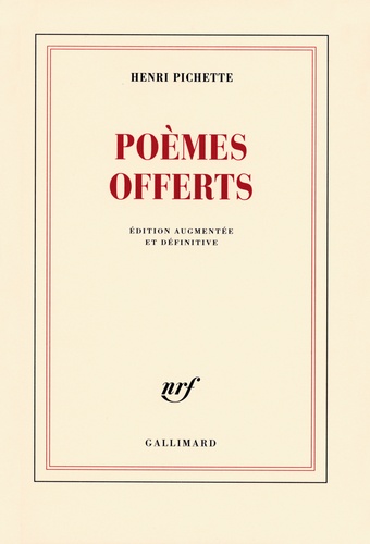 Henri Pichette - Poèmes offerts.