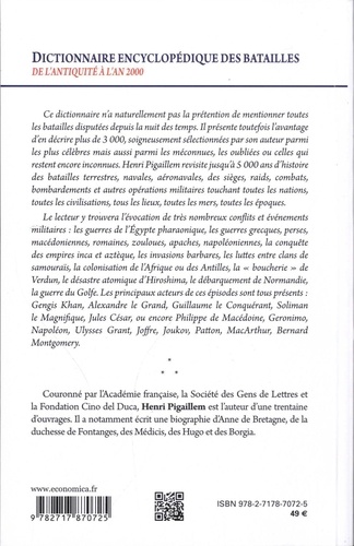 Dictionnaire encyclopédique des batailles. De l'antiquité à l'an 2000