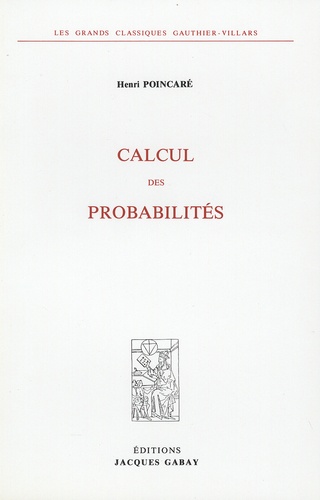 Henri Poincaré - Calcul des probabilités.