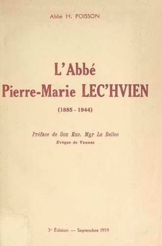 L'Abbé Pierre-Marie Lec'hvien (1885-1944)