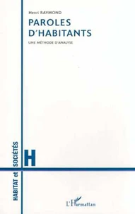 Paroles d'habitants. Une méthode d'analyse