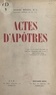 Henri Révol - Actes d'Apôtres.